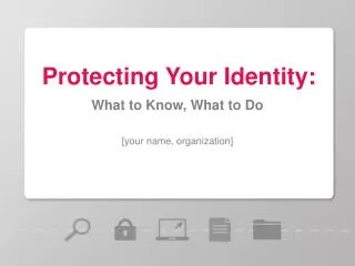 protecting your identity