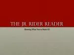 Unleash Your Voice: Join The Jr. Rider Reader Writing Adventure - slide 1