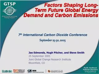 Factors Shaping Long-Term Future Global Energy Demand and Carbon Emissions
