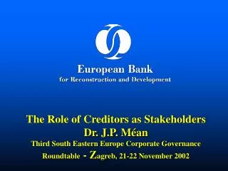 What is the EBRD?