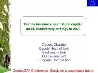 Our life insurance, our natural capital: an EU biodiversity strategy to 2020