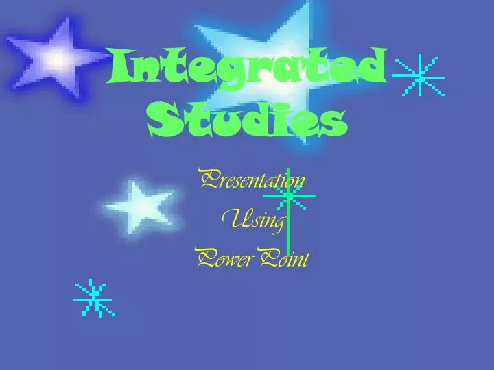 integrated studies