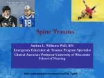 Spine Trauma - slide 1