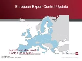 European Export Control Update