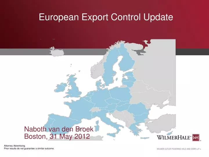 european export control update