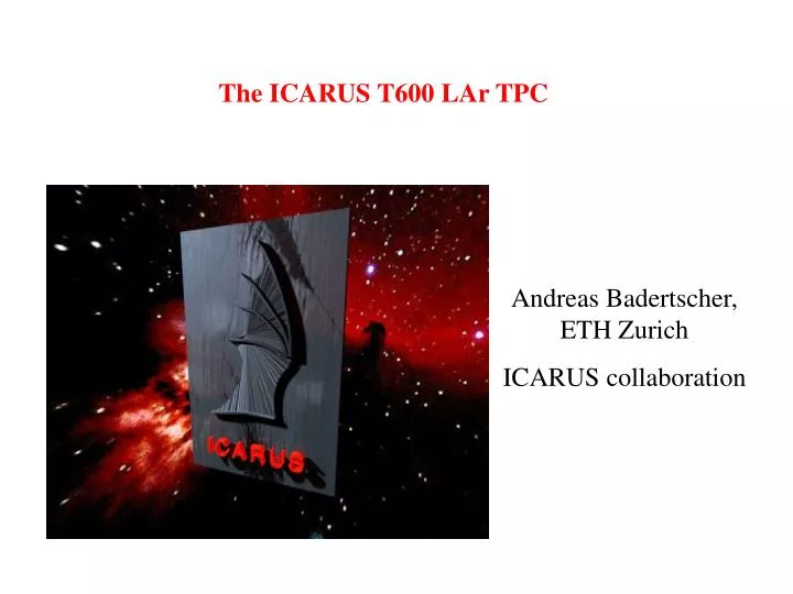 the icarus t600 lar tpc