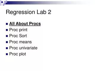 Regression Lab 2