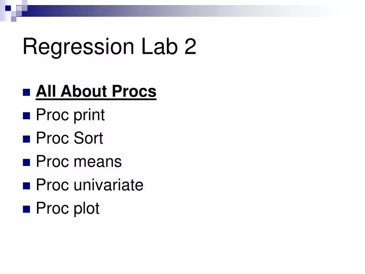 regression lab 2