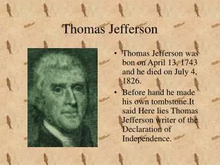 Thomas Jefferson