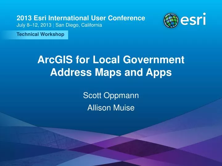 arcgis for local government address maps and apps