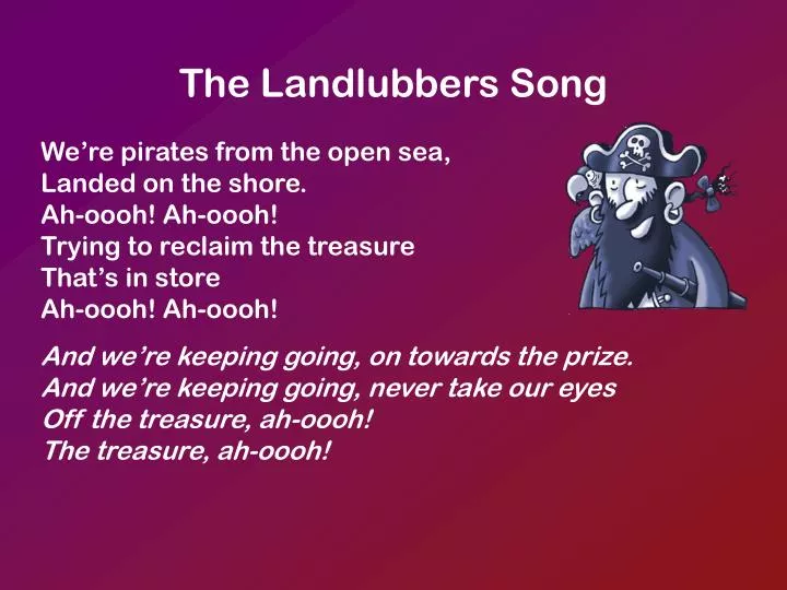 the landlubbers song
