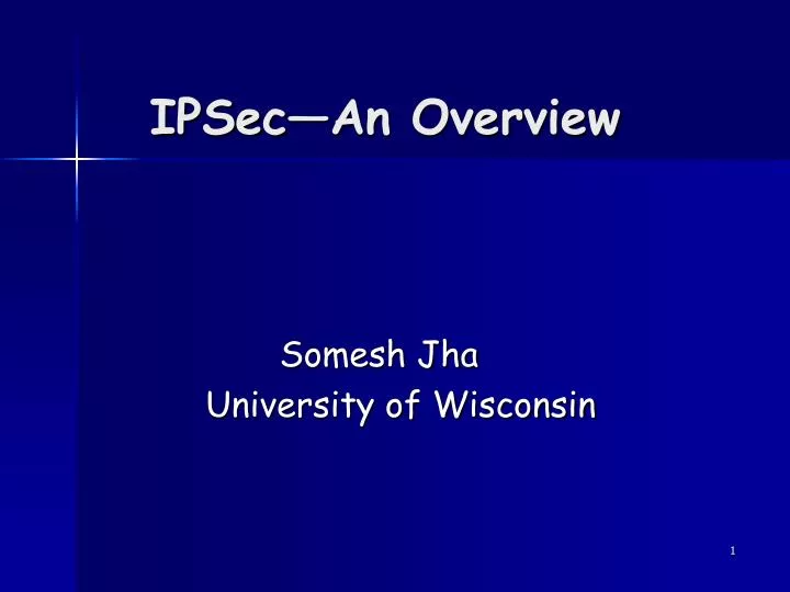 ipsec an overview