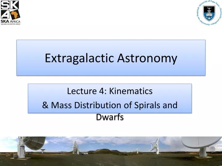 extragalactic astronomy