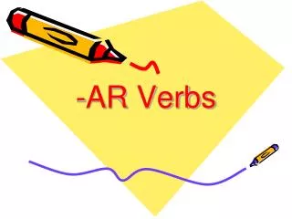 -AR Verbs