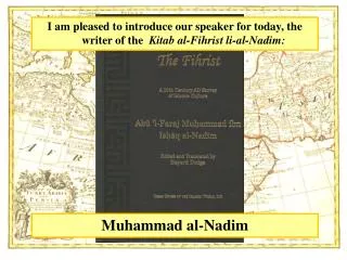 Muhammad al-Nadim