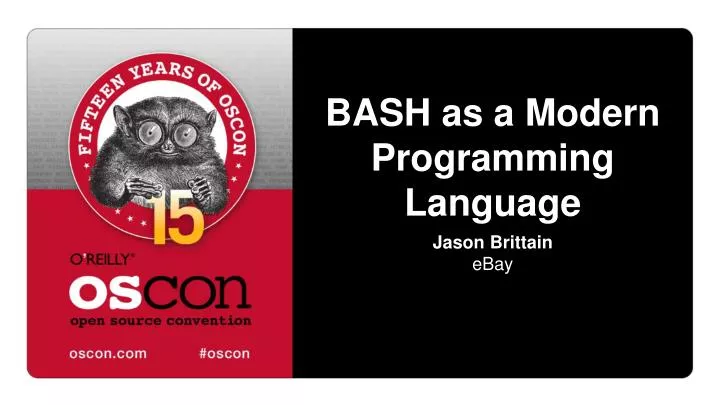 bash as a modern programming language