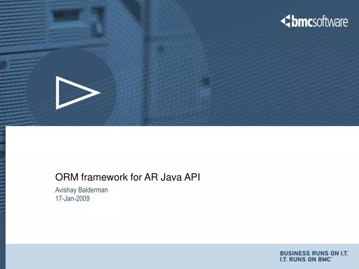 orm framework for ar java api