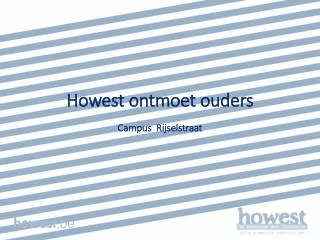 howest ontmoet ouders