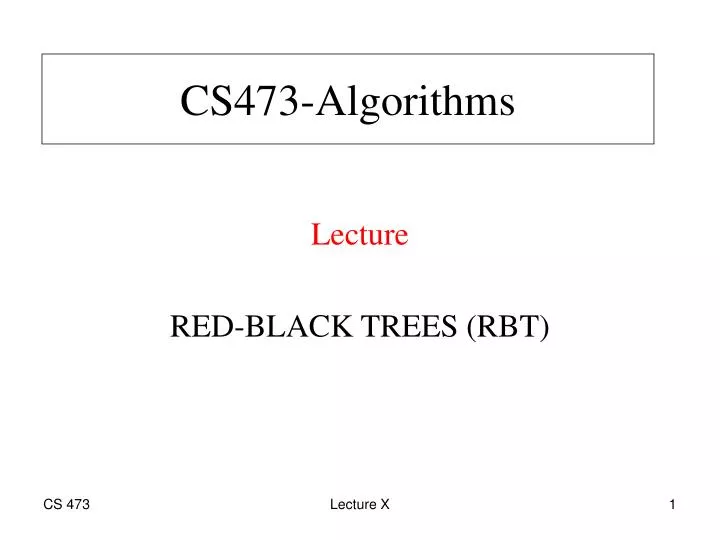 cs473 algorithms