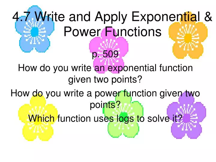 4 7 write and apply exponential power functions