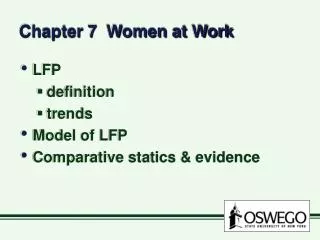 chapter 7 women at work