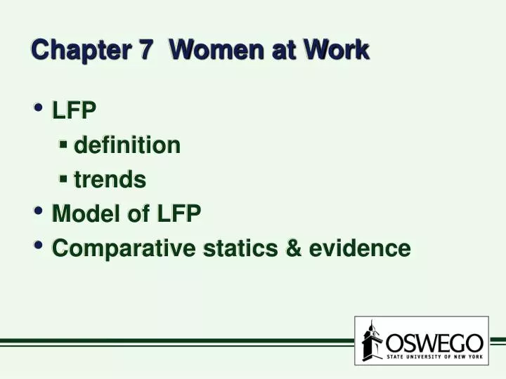 chapter 7 women at work