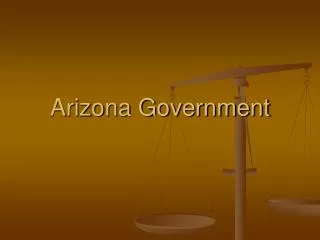 Arizona Government