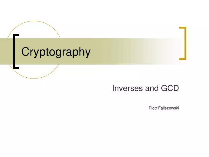 cryptography