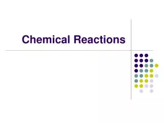 Chemical Reactions