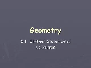 Geometry