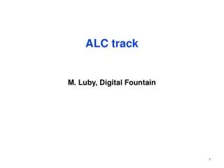 ALC track