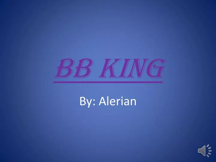 bb king