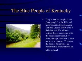 The Blue People of Kentucky