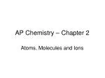 Understanding Atomic Theory: Atoms, Molecules, and Ions in Chemistry - slide 1