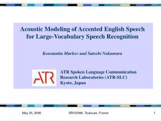 Acoustic Modeling of Accented English Speech for Large-Vocabulary Speech Recognition