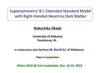 Supersymmetric B-L Extended Standard Model with Right-Handed Neutrino Dark Matter