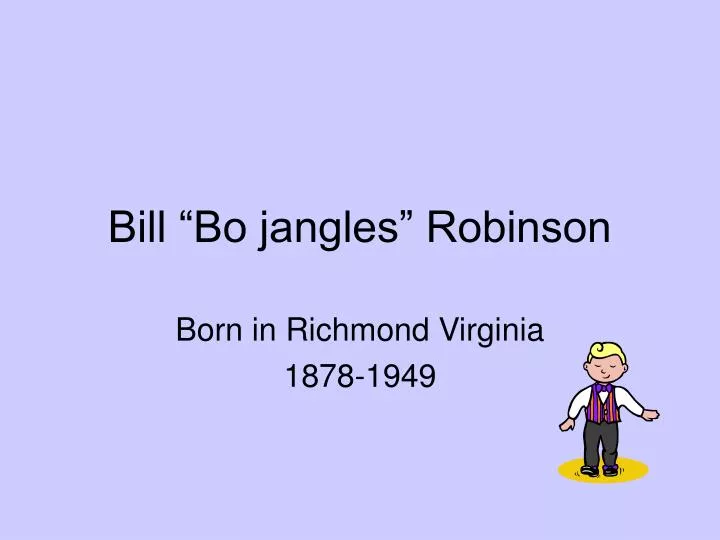 bill bo jangles robinson