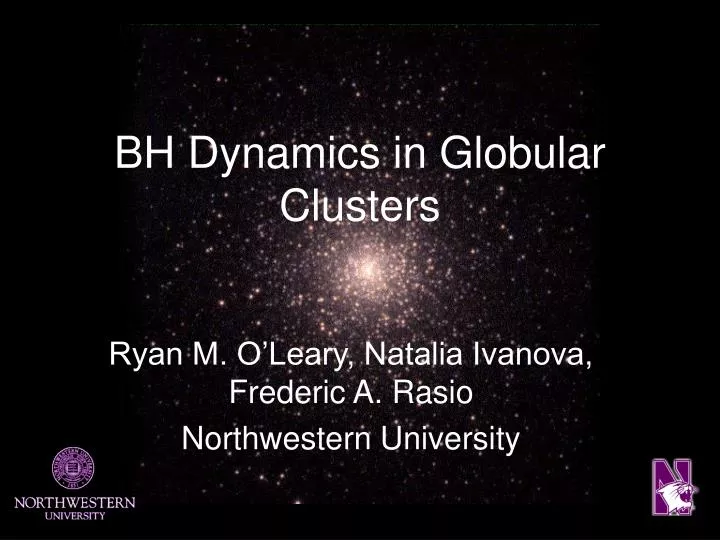bh dynamics in globular clusters
