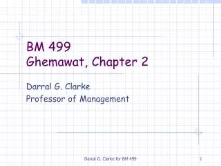 BM 499 Ghemawat, Chapter 2