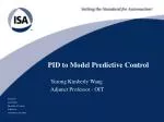 PID to Model Predictive Control - slide 1
