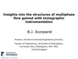 Insights into the structures of multiphase flow gained with tomographic instrumentation