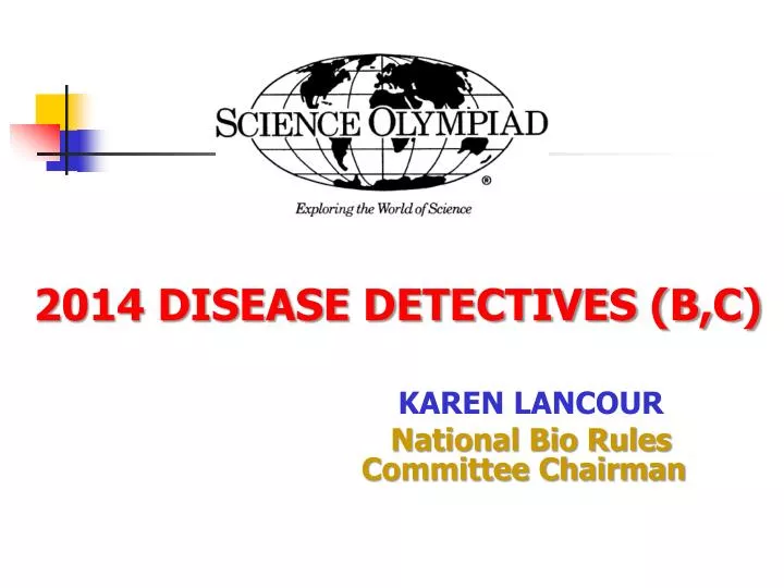 2014 disease detectives b c