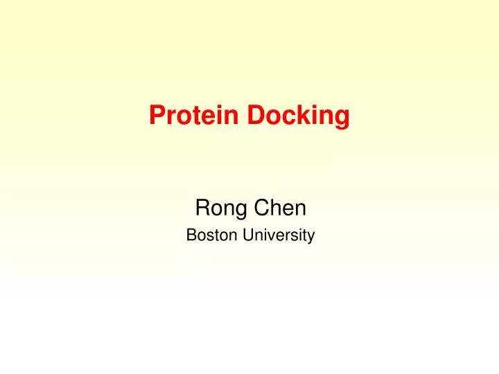 protein docking