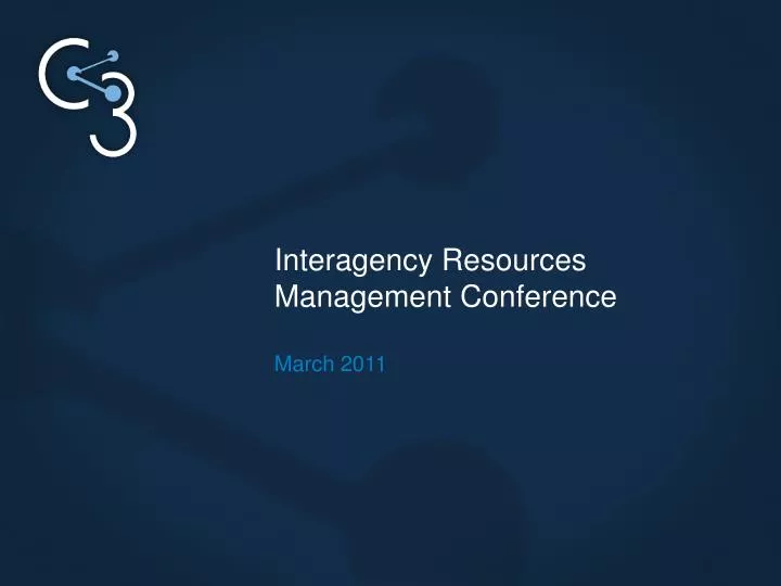 interagency resources management conference