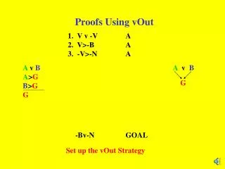 Proofs Using vOut