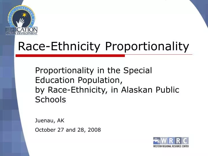 race ethnicity proportionality