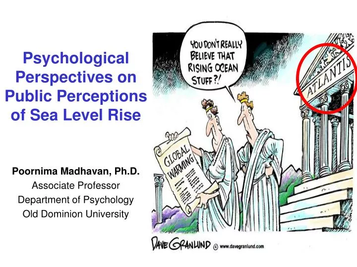 psychological perspectives on public perceptions of sea level rise