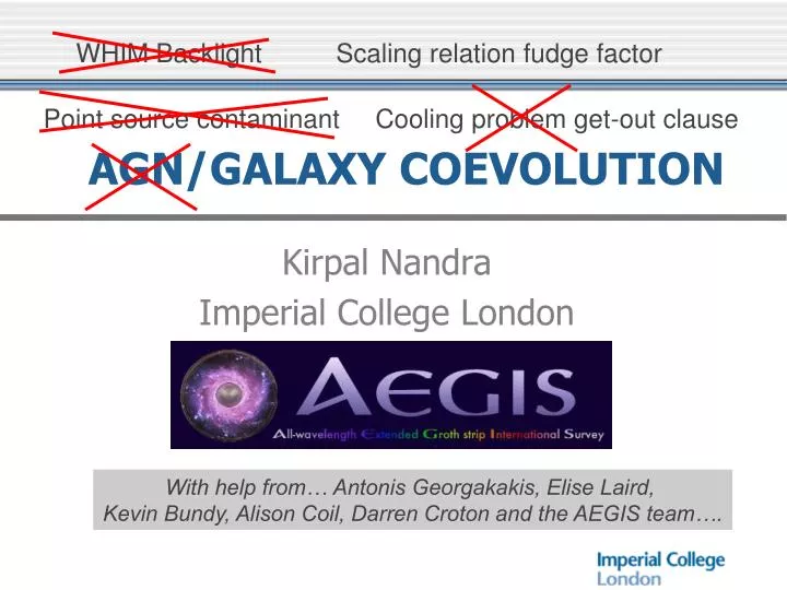agn galaxy coevolution