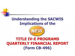 Background Information: Purpose, Utilization, Operation and FMAP &amp; FFP Rates