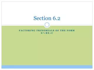 section 6 2